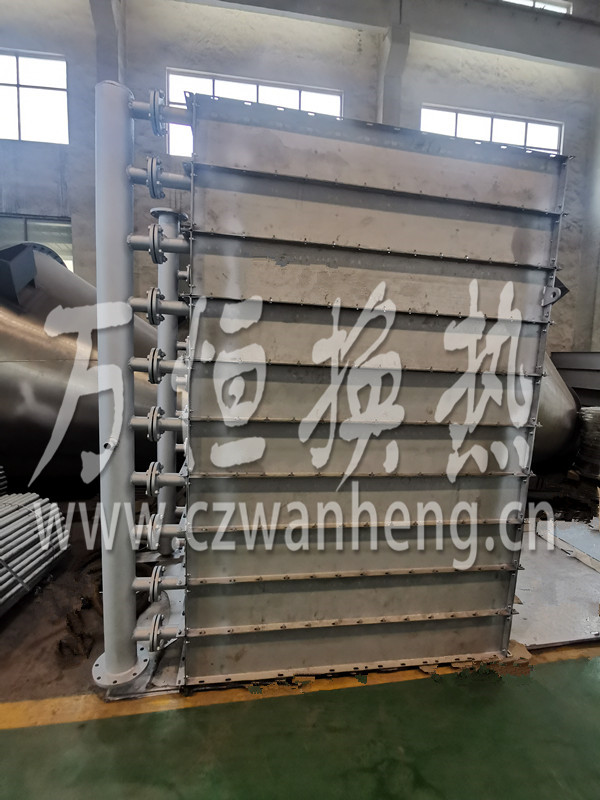 黑龙江XX科技有限公司购买1组10片不锈钢蒸汽换热器